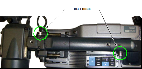 Inspect the belt hook shaft as modification procedure
